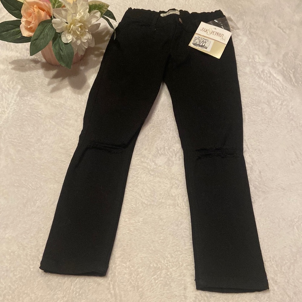 NWT JAK & PEPPAR Size 6 Black Pants